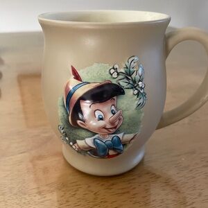 Disney Cream Mug with Pinocchio Design